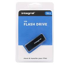 INTEGRAL BLACK USB 16 GB