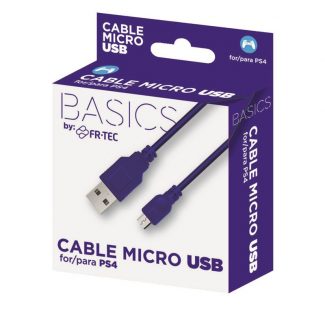 Cabo Micro USB PS4 Azul FR-TEC