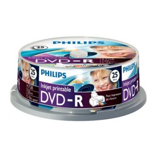 DVD-R Philips 4.7Gb 16x Printable (Pack 25)