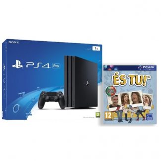 Consola Playstation 4 Pro 1TB + PSN 10 Euros + Voucher És Tu! – Black