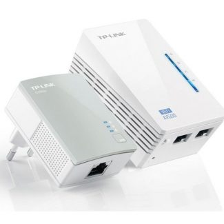 Kit 3 Adap PowerLine TP-Link 500Mbps c/Wir N 300Mbps-TL-WPA4