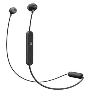 Sony WI-C300 Wireless In-Ear Headphones with Bluetooth/NFC – Black