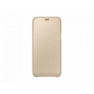 Samsung GENUINE WA600 Wallet Cover para Galaxy A6 Gold