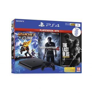 Consola Playstation 4 1TB + Ratchet and Clank + The Last of Us + Uncharted 4