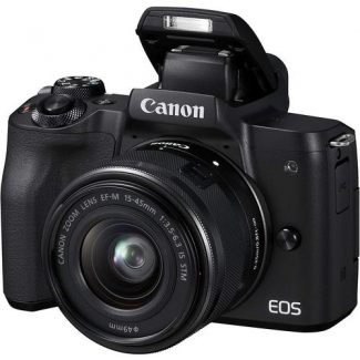 Canon EOS M50 + EF-M 15-45mm f/3.5-6.3 IS STM – Preto