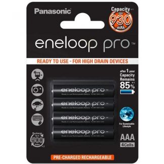 Panasonic Eneloop PRO AAA 930 mAh – Pack de 4