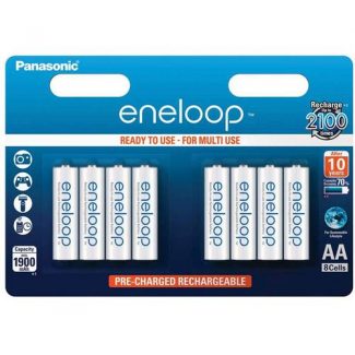 Panasonic Eneloop 1900 mAh Pack de 8 AA