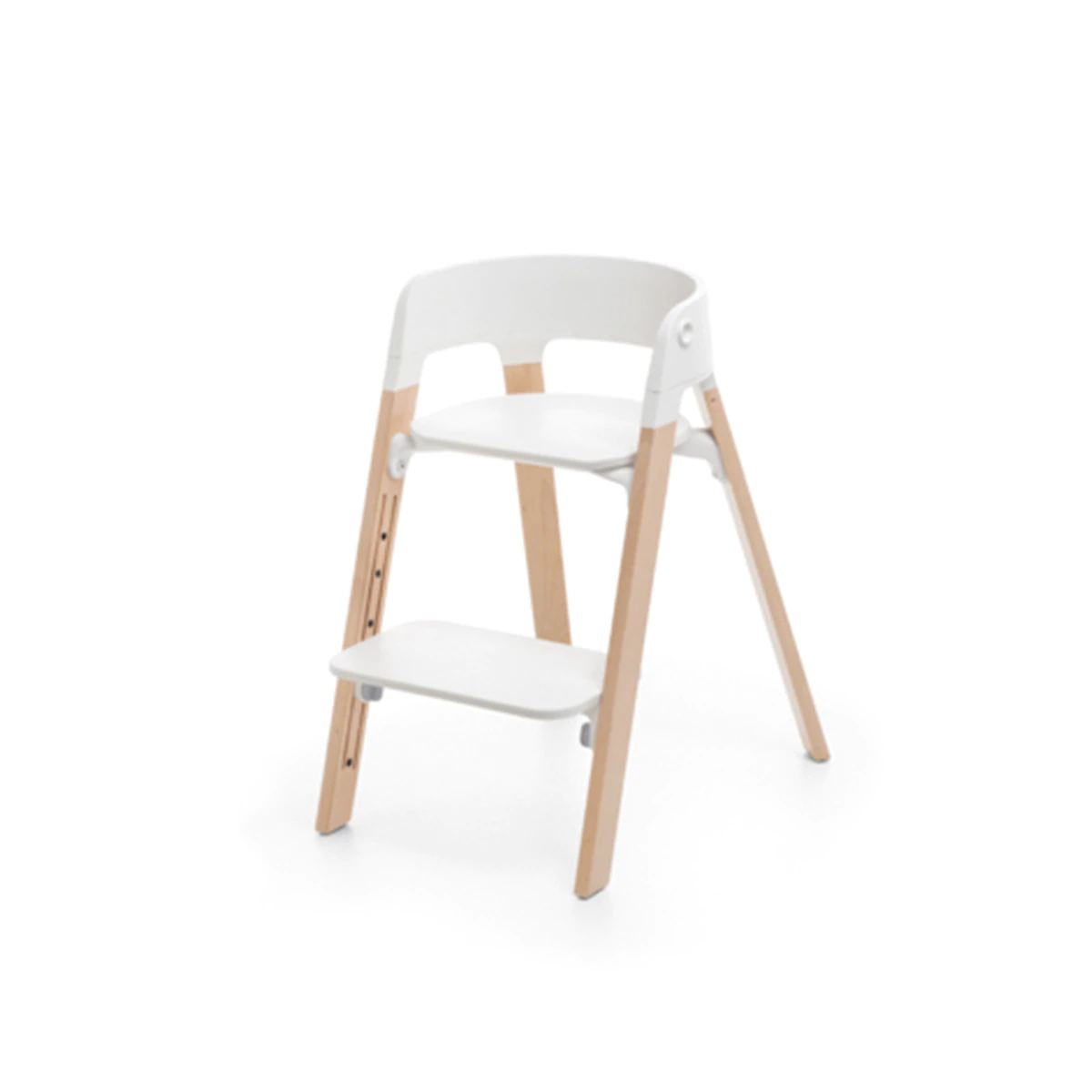 Cadeira desdobrável Steps branca/cru Branco / Natural